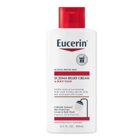 Eucerin Eczema Relief Cream & Body Wash, Eczema Body Wash, 13.5 Fl Oz Bottle